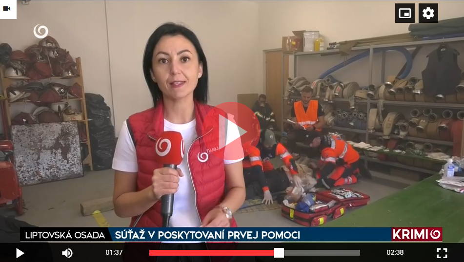 Reportáž TV JOJ – Budúci záchranári v akcii